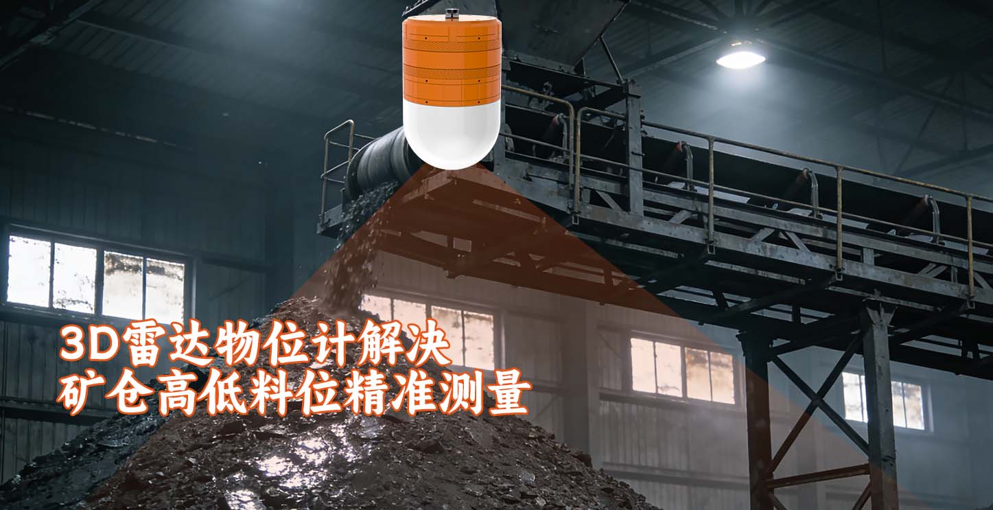 3D雷达物位计解决矿仓高低料位精准测量