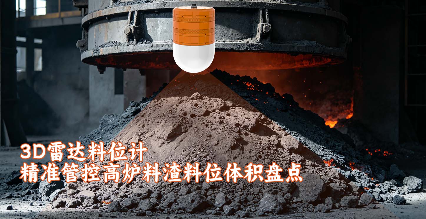 3D雷达料位计精准管控高炉料渣料位体积盘点