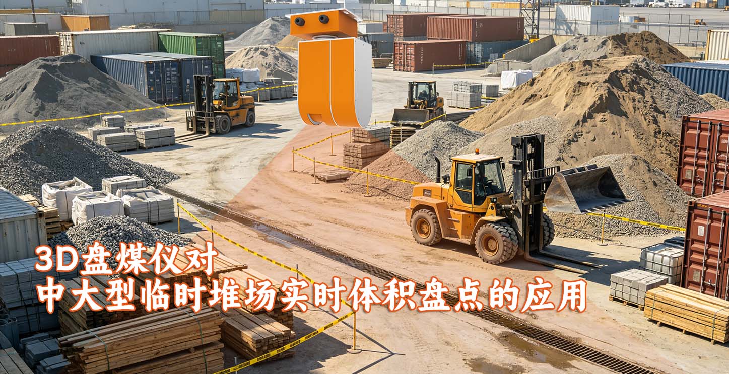 3D盘煤仪对中大型临时堆场实时体积盘点的应用