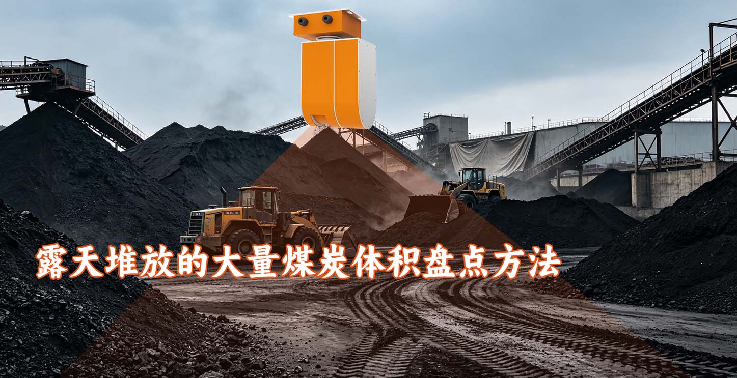 露天堆放的大量煤炭体积盘点方法